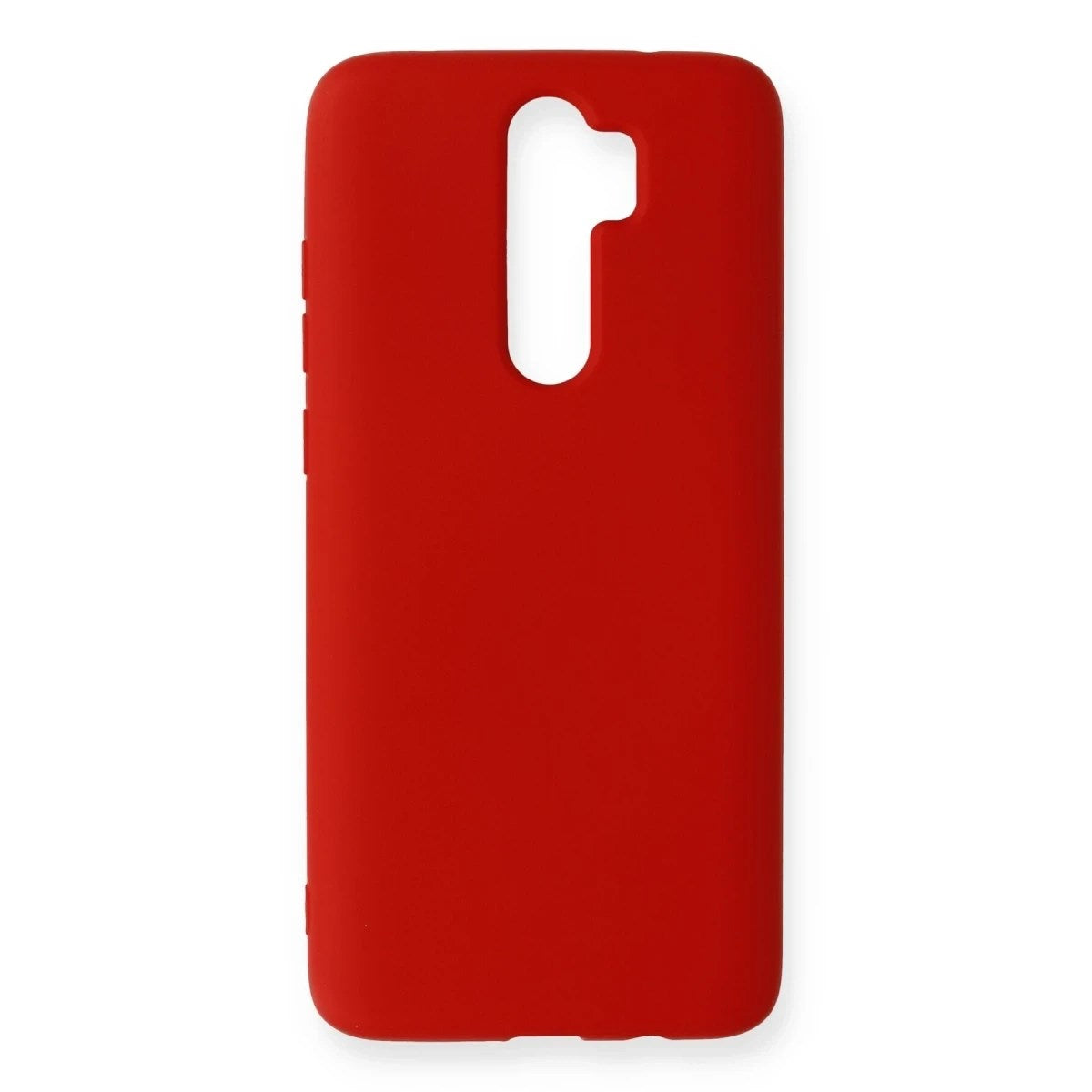 Mey İthalat® Redmi Note 8 Pro Kılıf Nano içi Kadife Silikon - Kırmızı