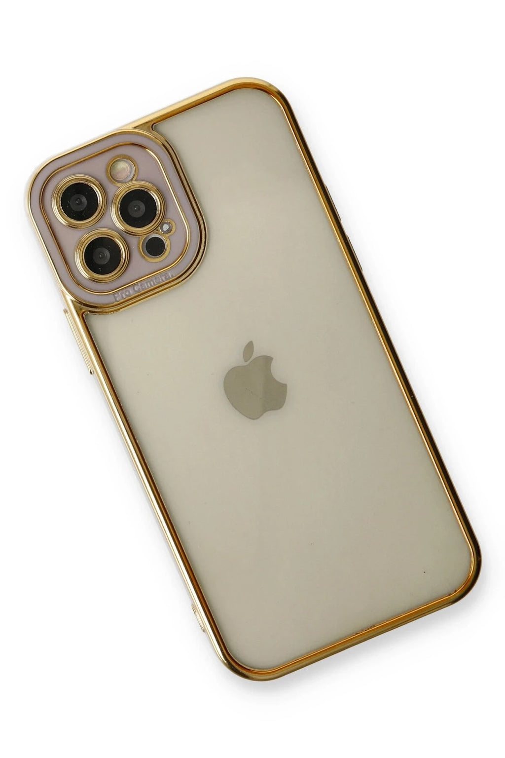 Mey İthalat® iPhone 12 Pro Kılıf Liva Lens Silikon - Lila