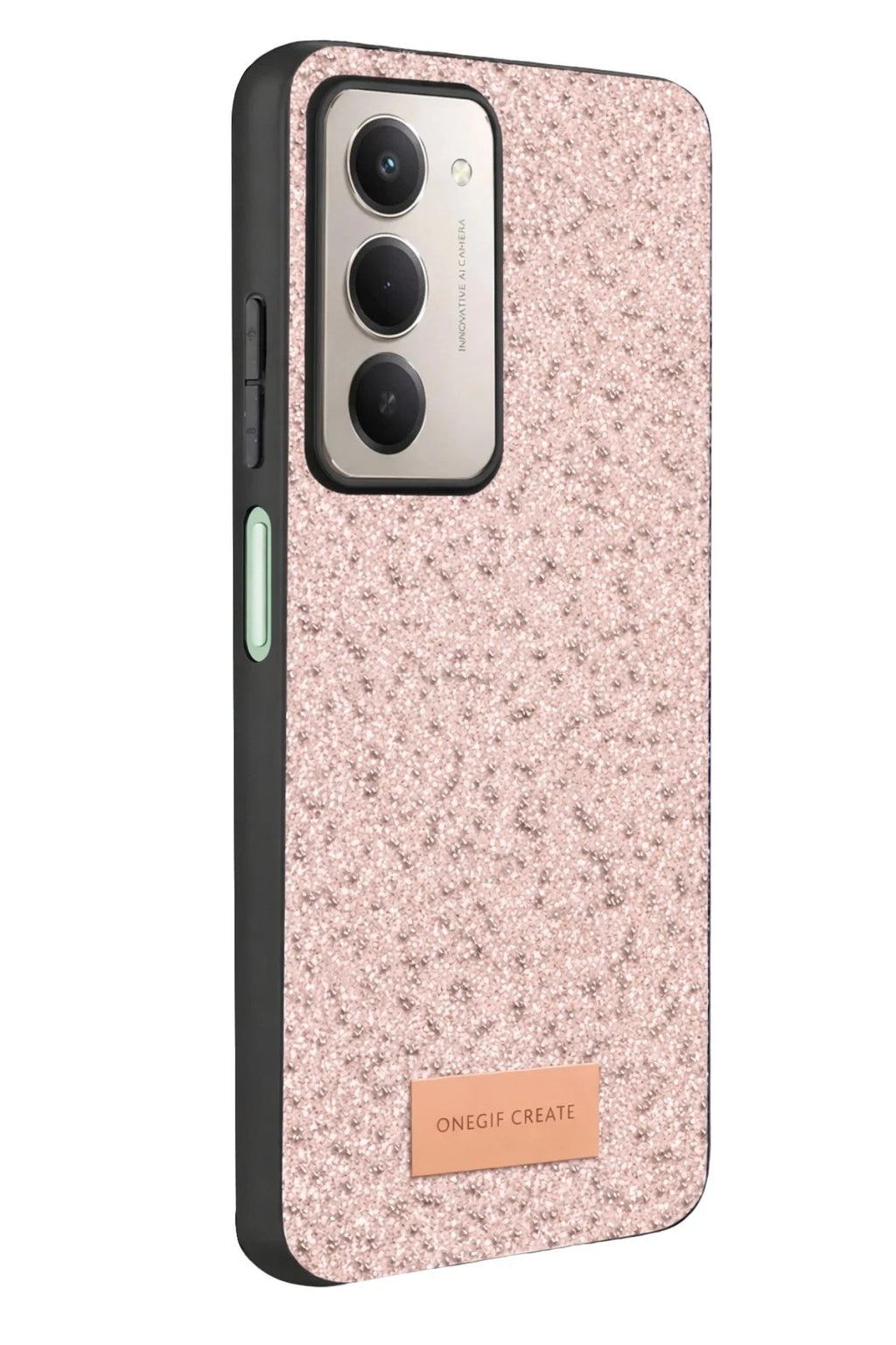 Mey İthalat® Redmi 15 4G Bright Simli Kapak - Pembe