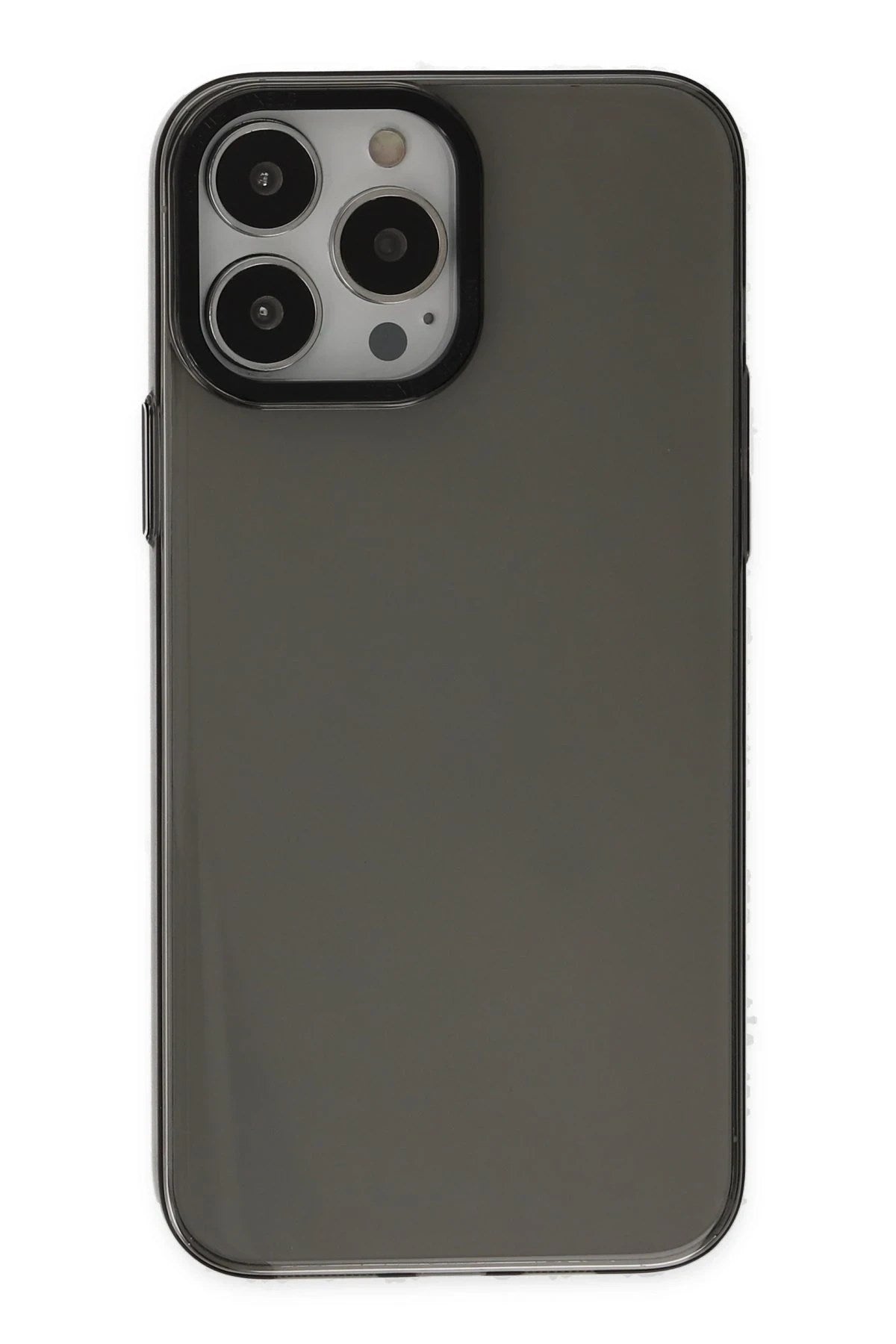 Mey İthalat® iPhone 14 Pro Kılıf Anka PC Sert Metal Kapak - Siyah