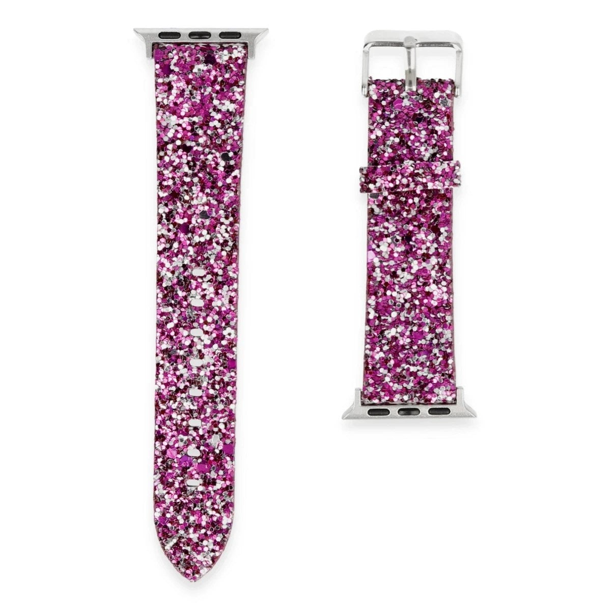 Mey İthalat® Watch 42mm Starry Taşlı Kordon - Derin Mor