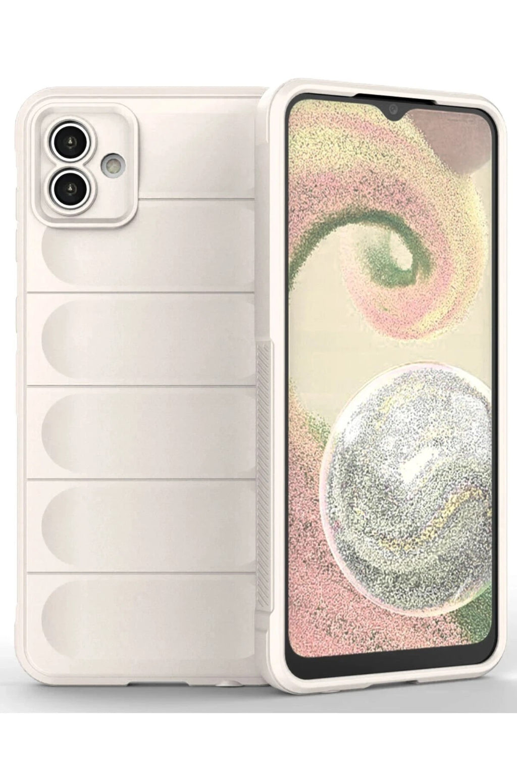 Mey İthalat® Samsung Galaxy A04 Kılıf Optimum Silikon - Krem