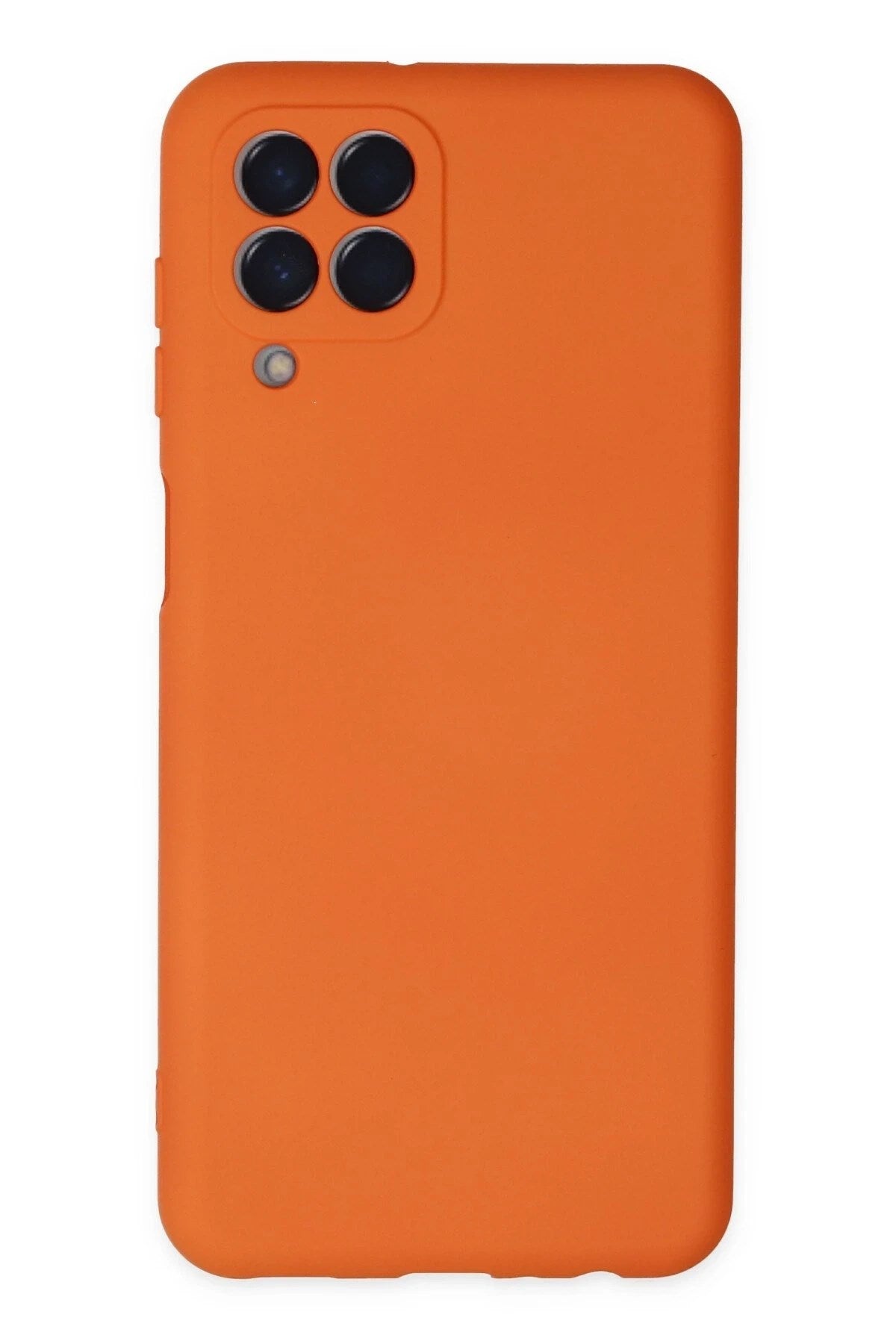 Mey İthalat® Samsung Galaxy M33 Kılıf Nano içi Kadife Silikon - Turuncu