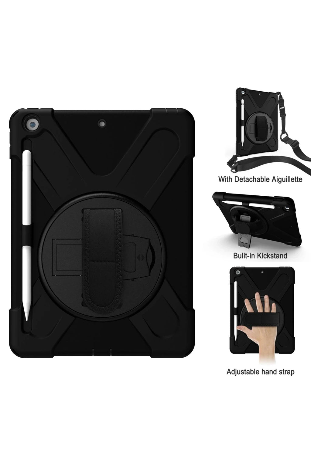 Mey İthalat® iPad 5 Air 9.7 Kılıf Amazing Tablet Kapak - Siyah