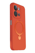 Mey İthalat® Redmi 15C 4G Regal Magsafe Standlı Kapak - Turuncu