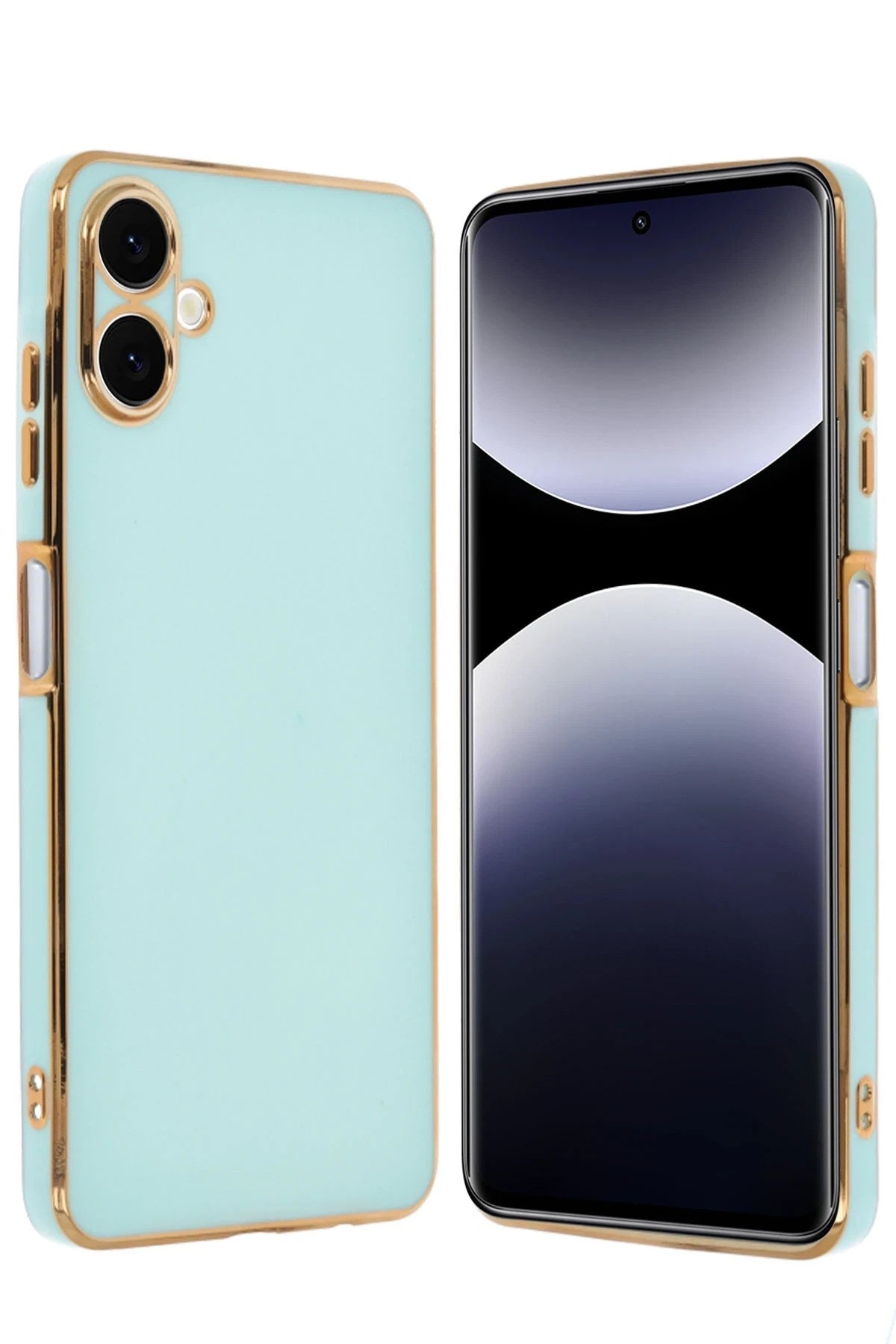 Mey İthalat® Samsung Galaxy A06 Kılıf Volet Silikon - Açık Yeşil