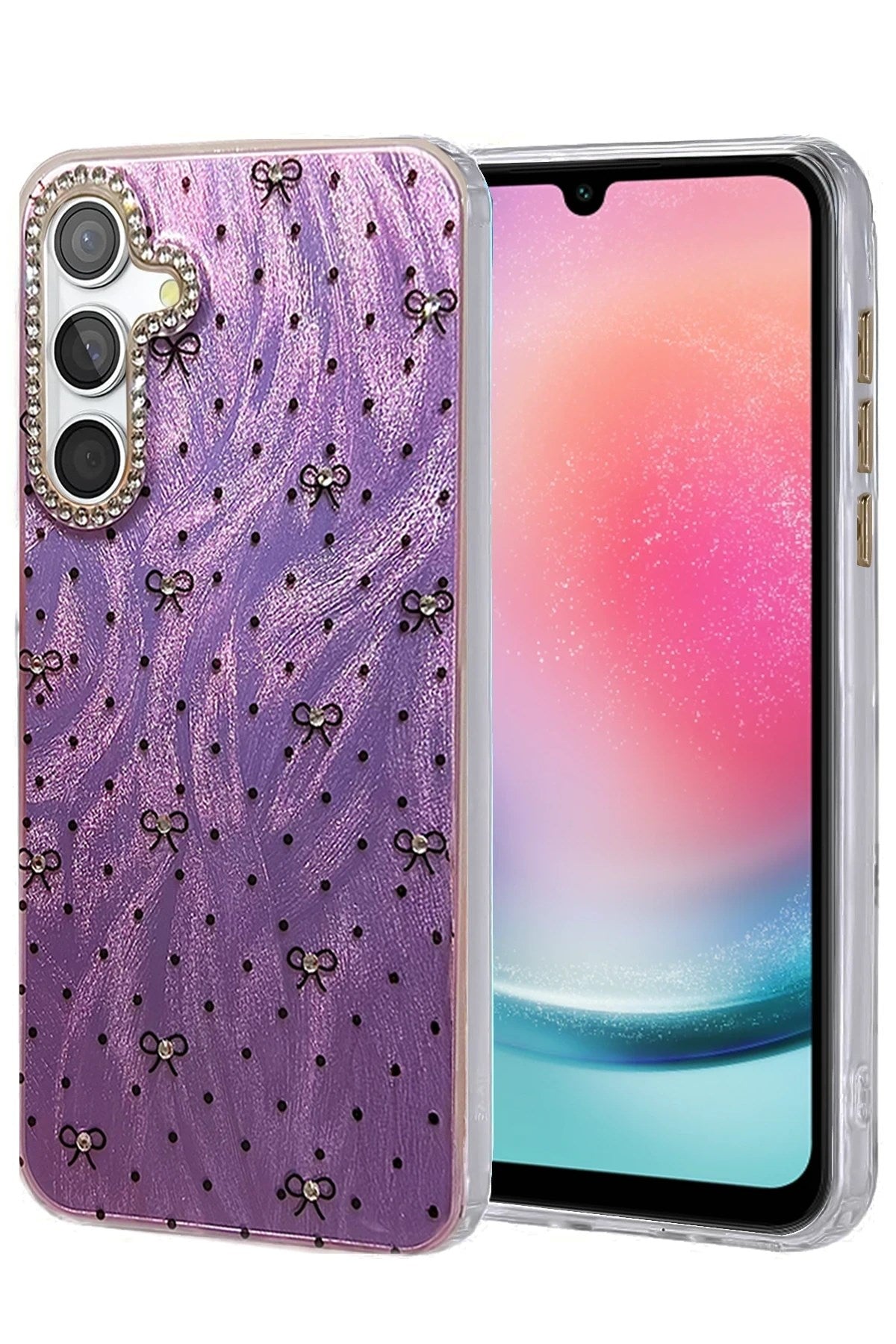 Mey İthalat® Samsung Galaxy A24 4G Kılıf Blade Aynalı Desenli Kapak - Desen 2