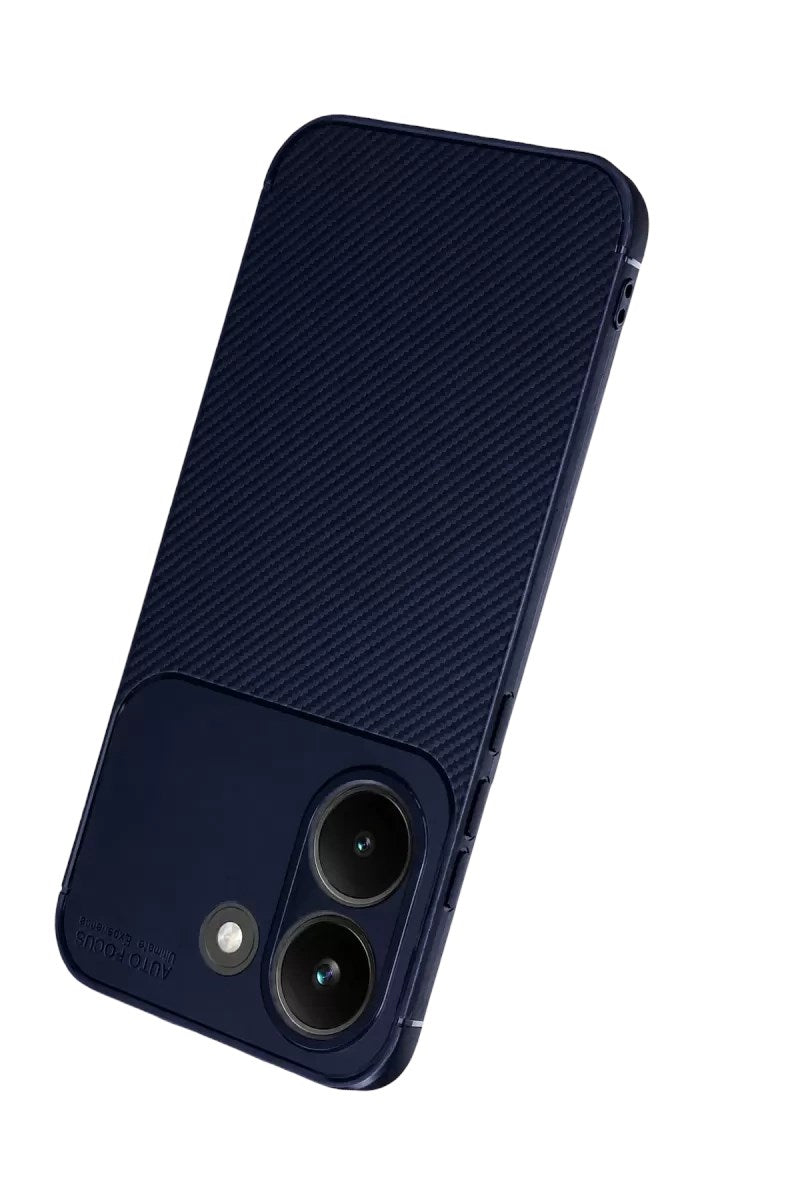 Mey İthalat® Poco X8 Pro Auto Focus Karbon Kapak - Lacivert