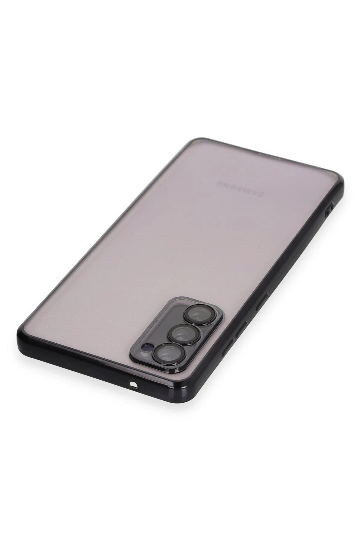 Mey İthalat® Samsung Galaxy S20 FE Kılıf Lensli Silikon - Siyah