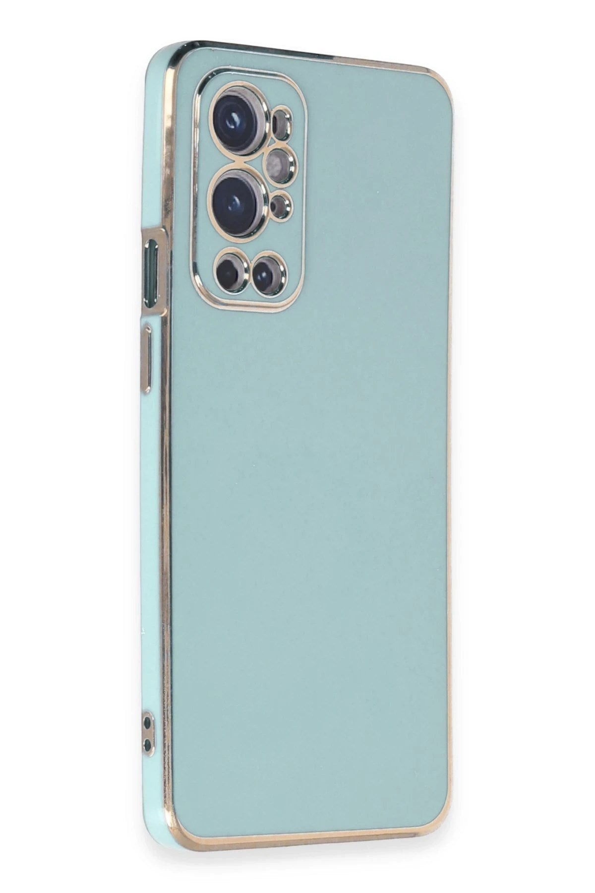 Mey İthalat® One Plus 9 Pro Kılıf Volet Silikon - Açık Yeşil