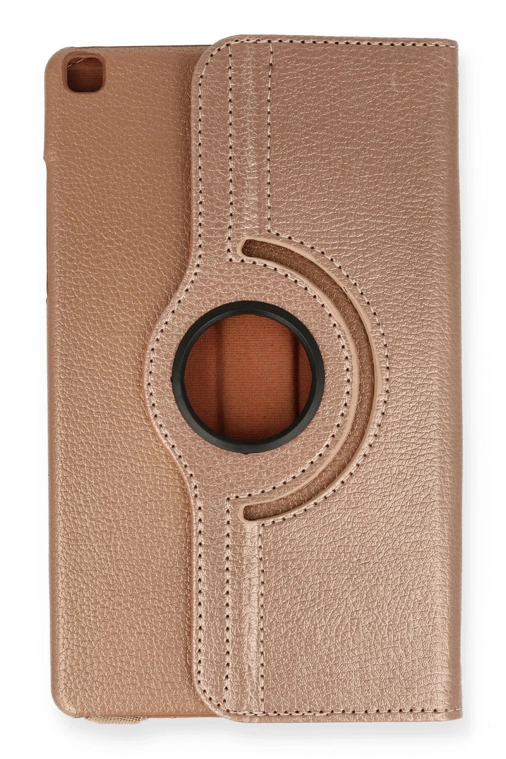 Mey İthalat® Samsung Galaxy T290 Tab A 8 Kılıf 360 Tablet Deri Kılıf - Rose Gold