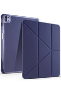 Mey İthalat® iPad Air 13 (2024) Kılıf Kalemlikli Mars Tablet Kılıfı - Lacivert