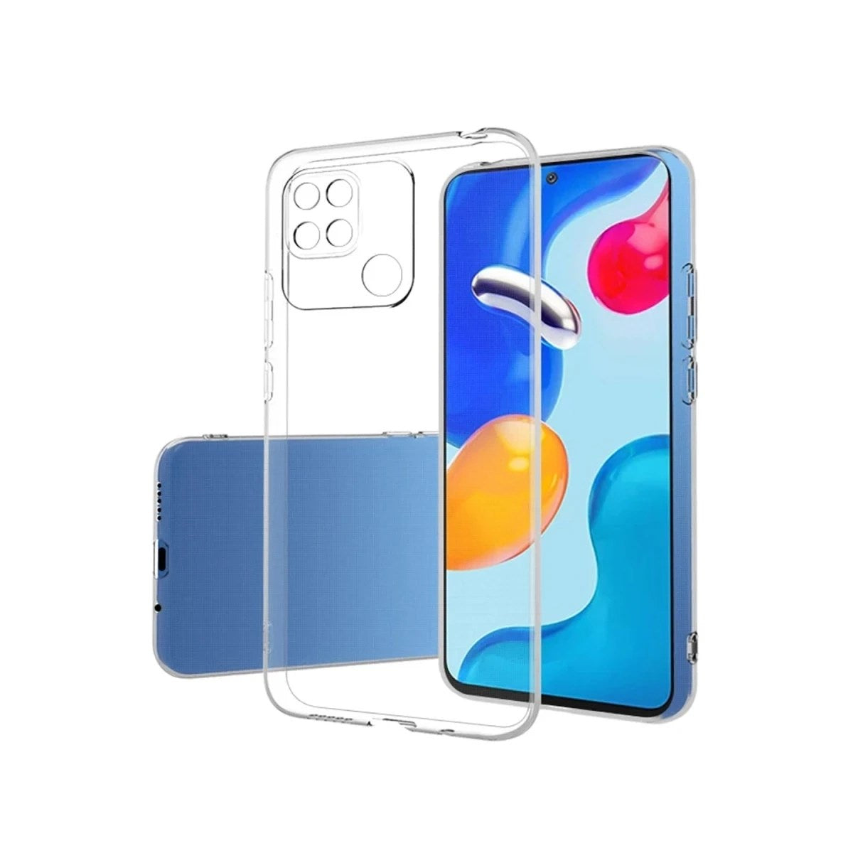 Mey İthalat® Redmi 10C Kılıf Lüx Şeffaf Silikon