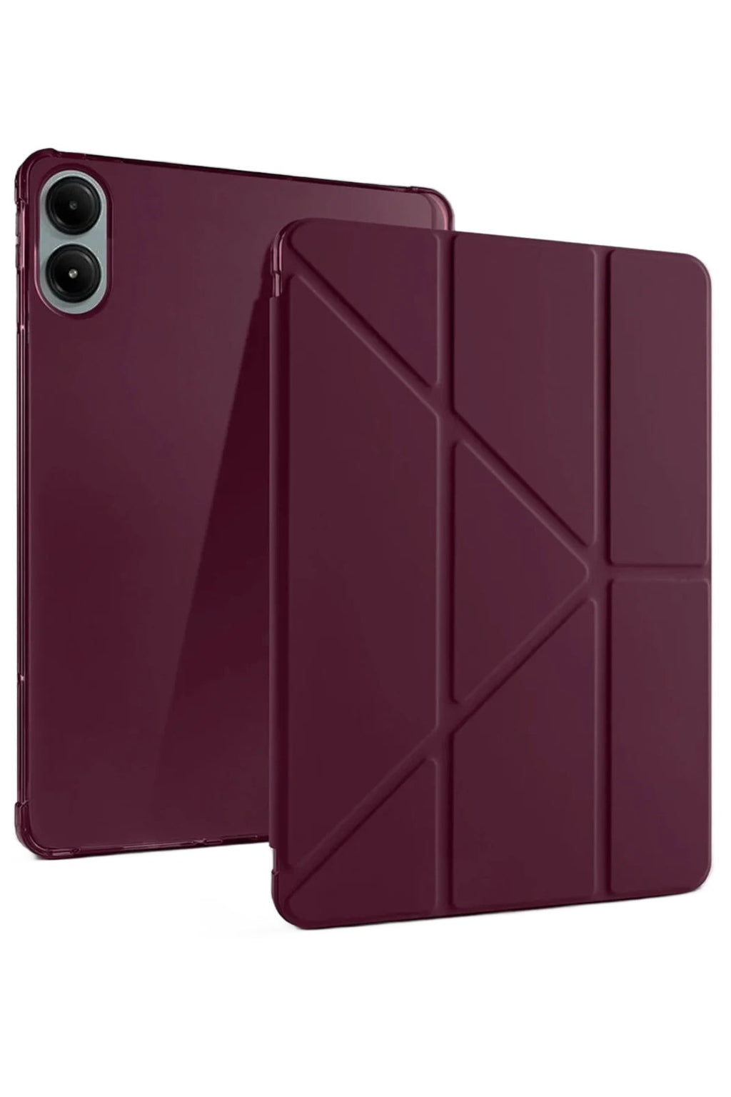Mey İthalat® Redmi Pad Pro 12.1 Kılıf Kalemlikli Mars Tablet Kılıfı - Mürdüm