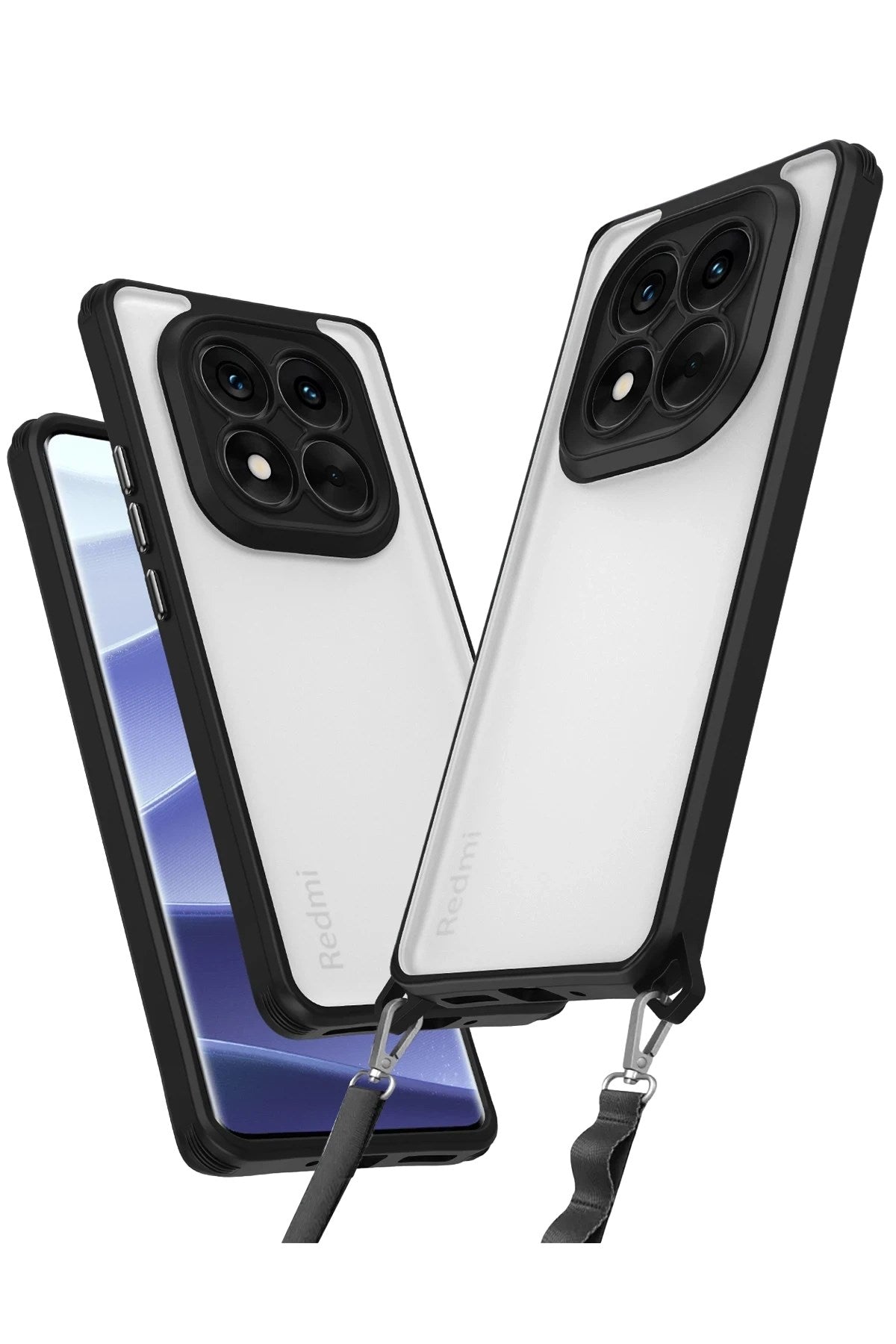 Mey İthalat® Redmi Note 14 Pro 4G Kılıf Penta Silikon Kılıf - Siyah