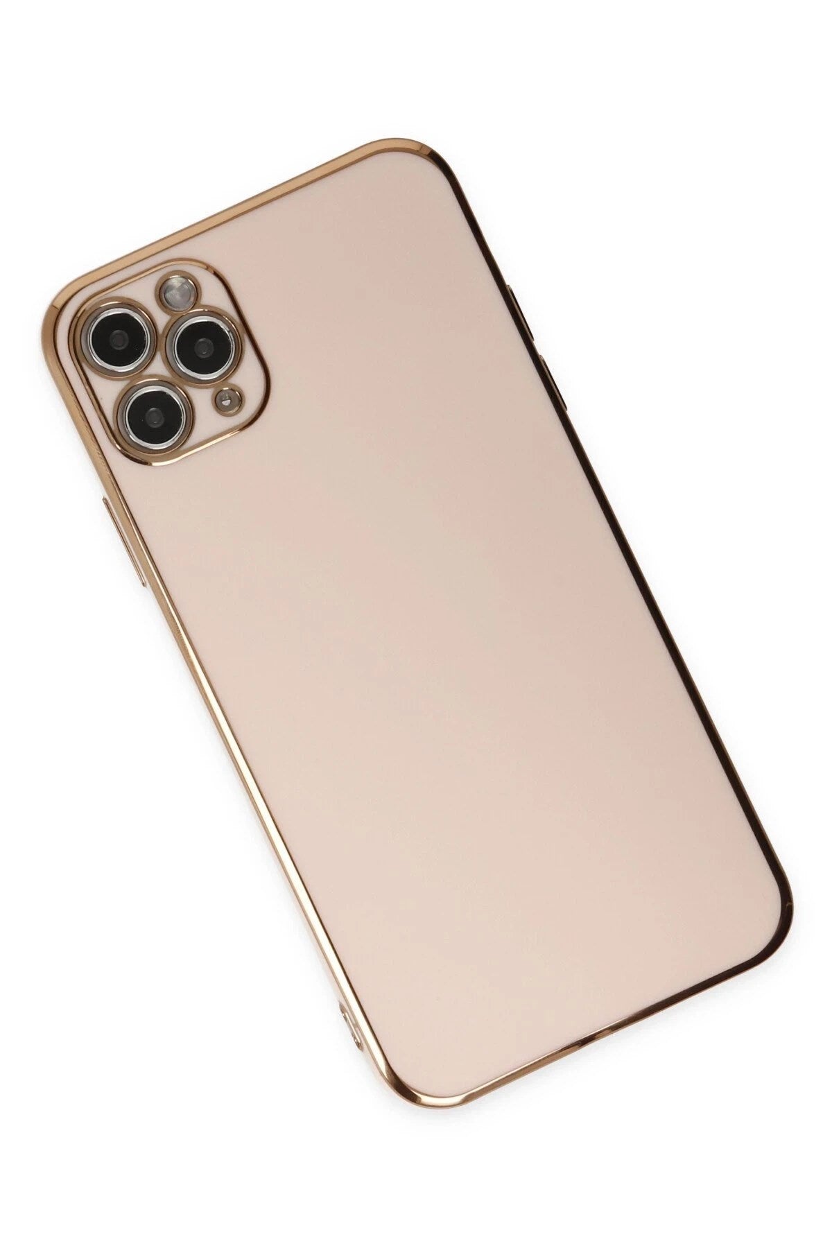 Mey İthalat® iPhone 11 Pro Max Kılıf Volet Silikon - Pembe