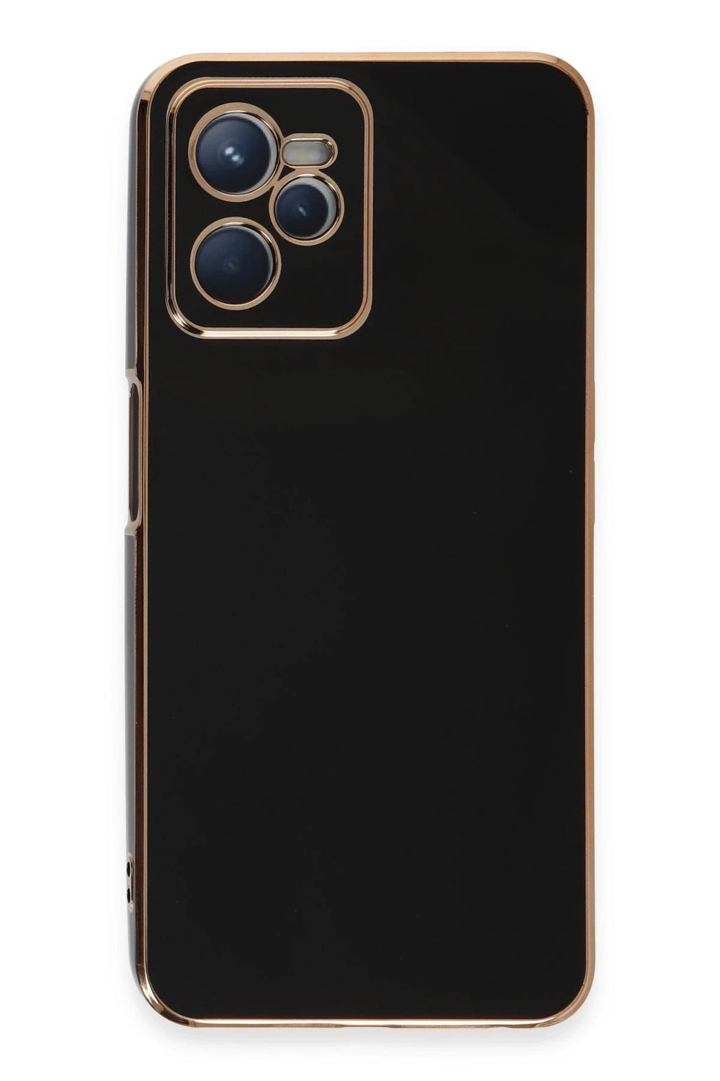 Mey İthalat® Realme C35 Kılıf Volet Silikon - Siyah