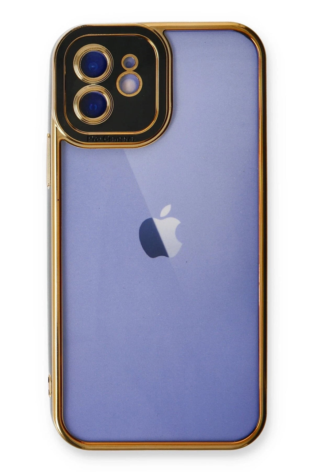 Mey İthalat® iPhone 12 Kılıf Liva Lens Silikon - Siyah