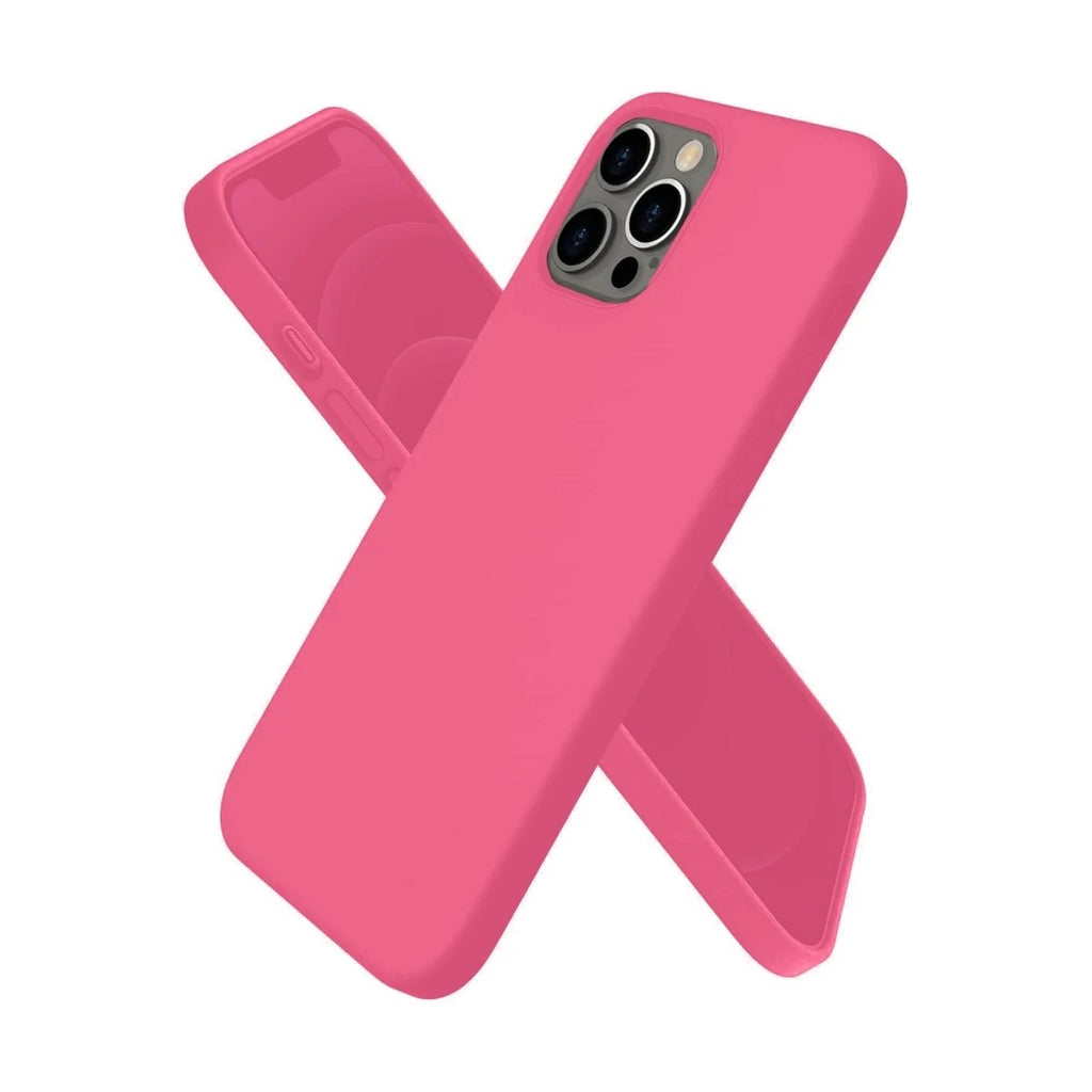 Mey İthalat® iPhone 12 Pro Kılıf First Silikon - Pembe