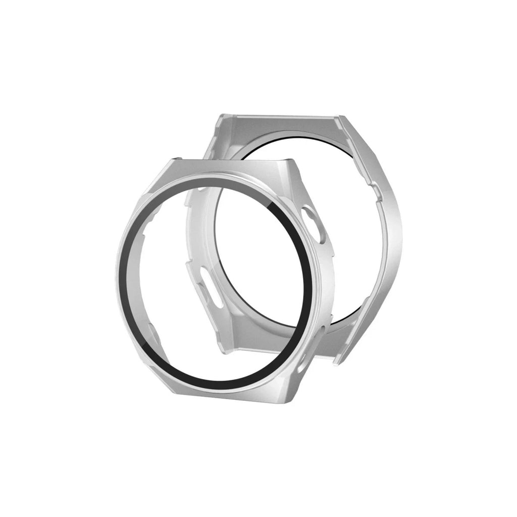 Mey İthalat® Huawei Watch GT3 42mm Dota Camlı Kasa Ekran Koruyucu - Gümüş