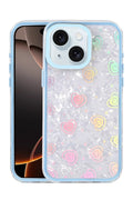 Mey İthalat® iPhone 14 Lumi Desenli Kapak - Mavi