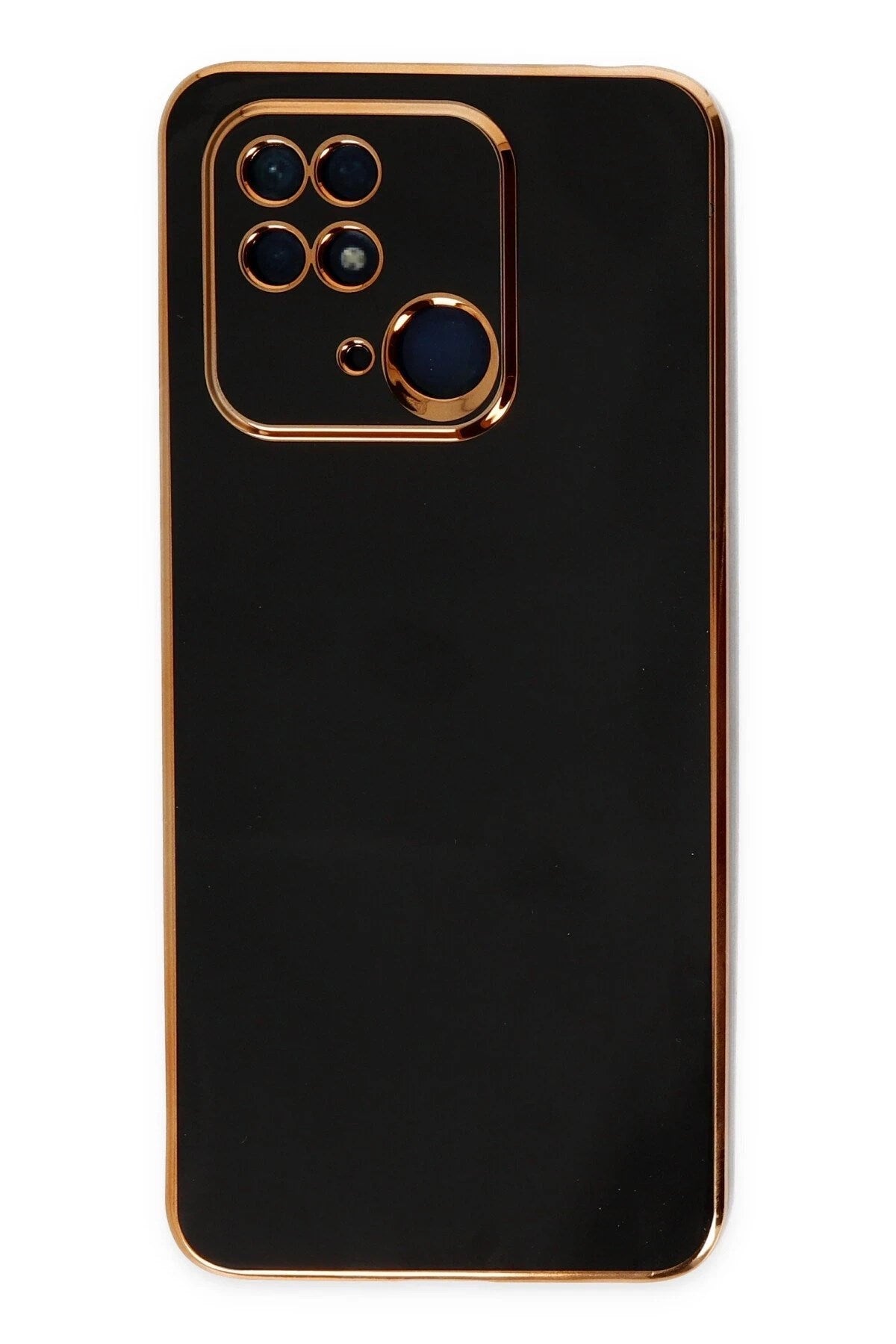 Mey İthalat® Redmi 10C Kılıf Volet Silikon - Siyah