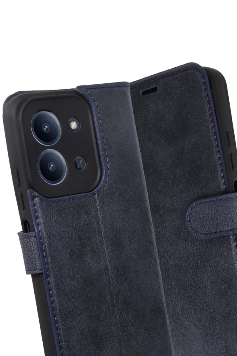 Mey İthalat® Redmi 15C 4G Trend S Plus Kapaklı Kılıf - Lacivert