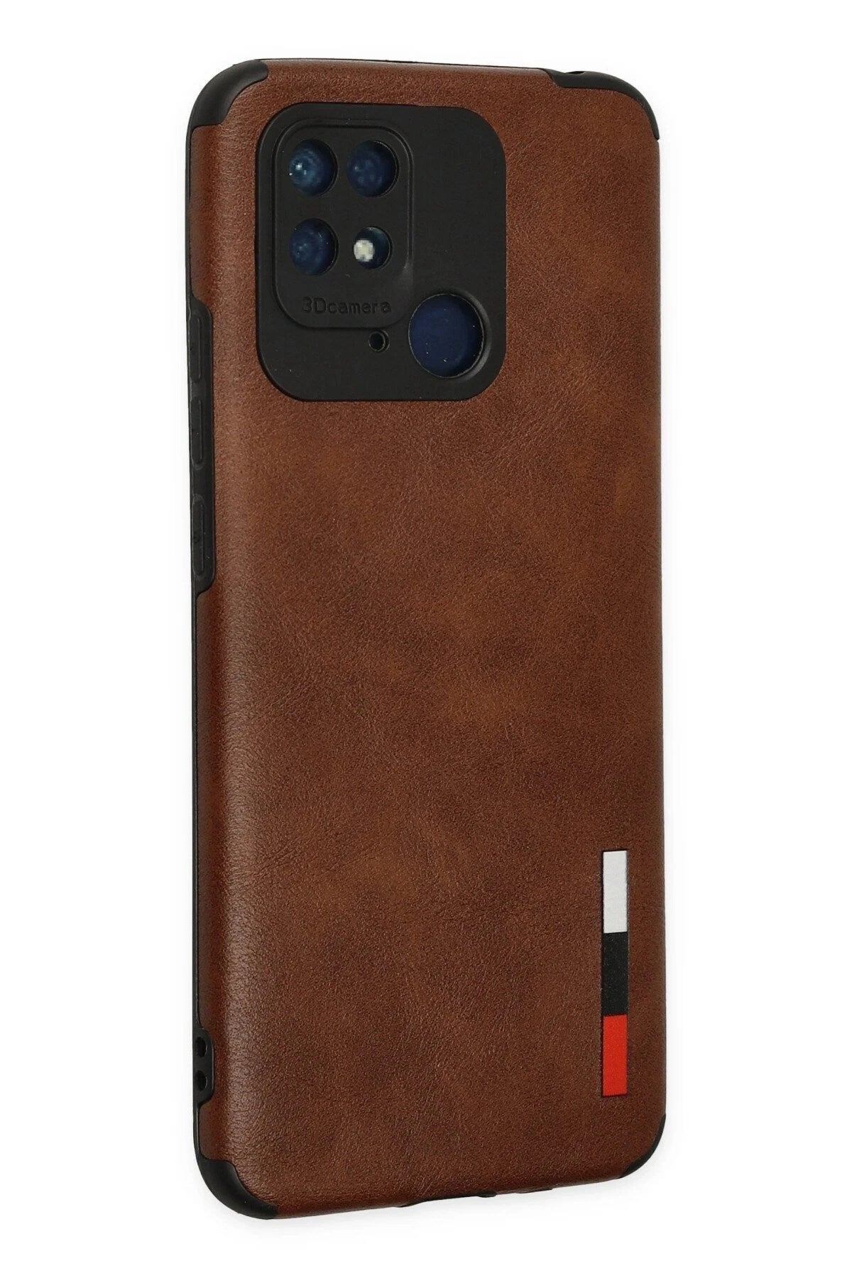Mey İthalat® Redmi 10C Kılıf Loop Deri Silikon - Kahverengi