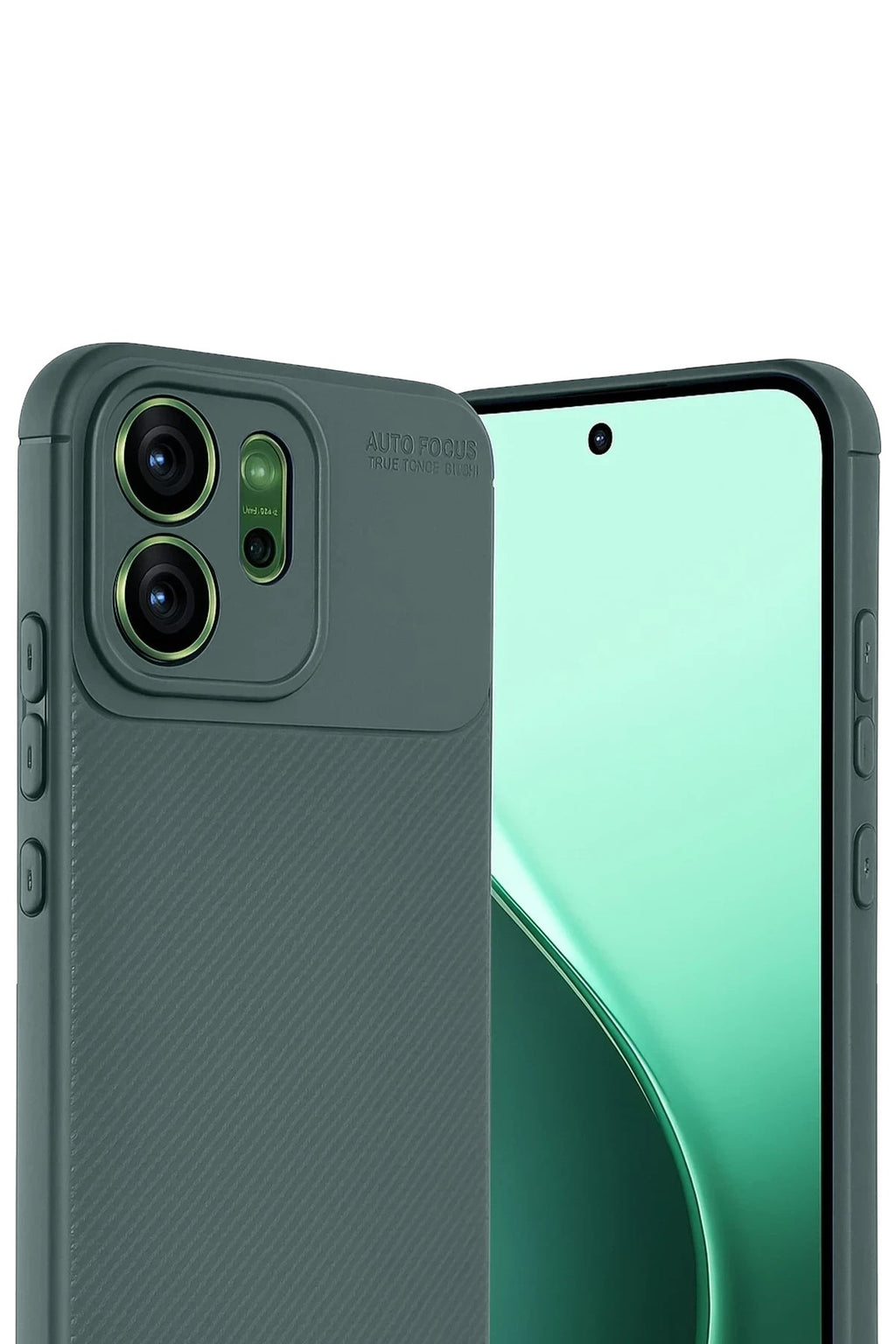 Mey İthalat® Reno 14F Auto Focus Karbon Kapak - Koyu Yeşil