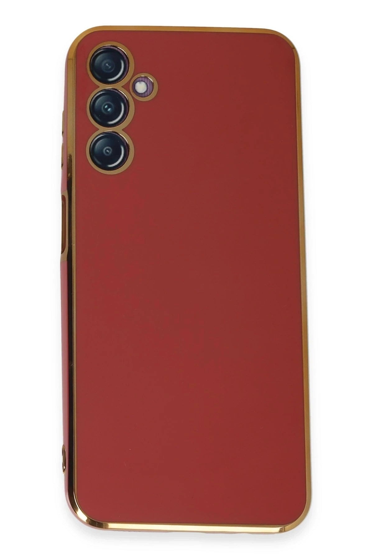 Mey İthalat® Samsung Galaxy M14 5G Kılıf Volet Silikon - Kırmızı
