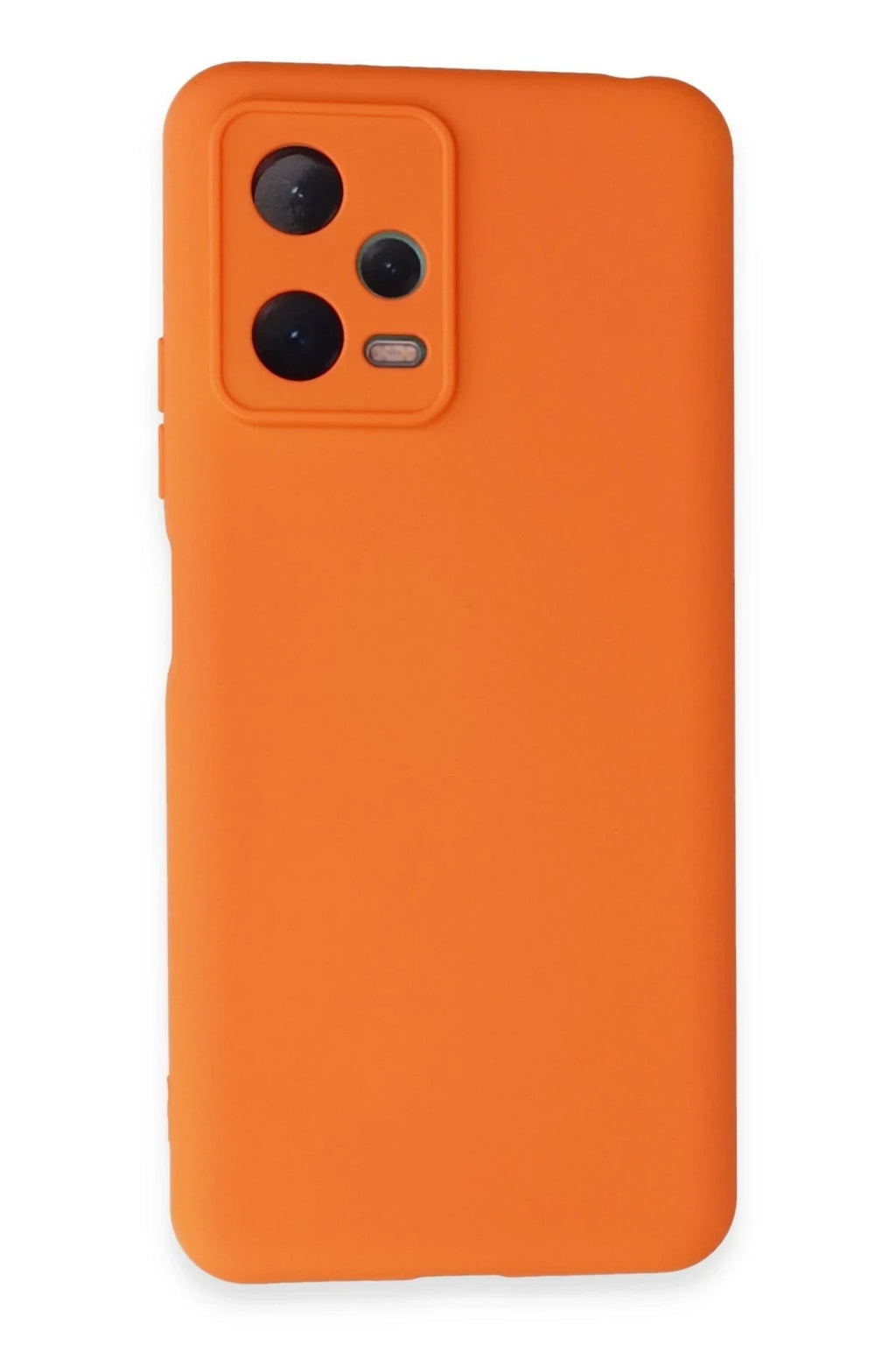Mey İthalat® Redmi Note 12 5G Kılıf Nano içi Kadife Silikon - Turuncu