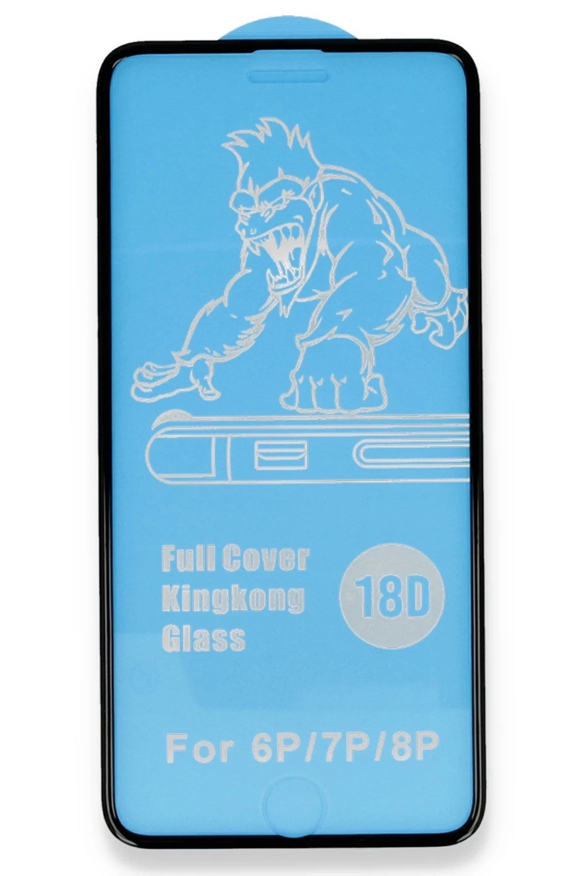 Mey İthalat® iPhone 6 18D Cam Ekran Koruyucu - Beyaz