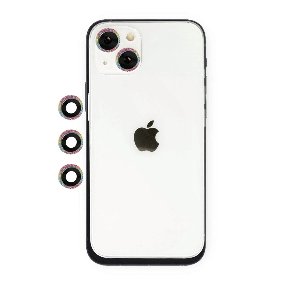 Mey İthalat® iPhone 14 Shine Kamera Lens - Rainbow
