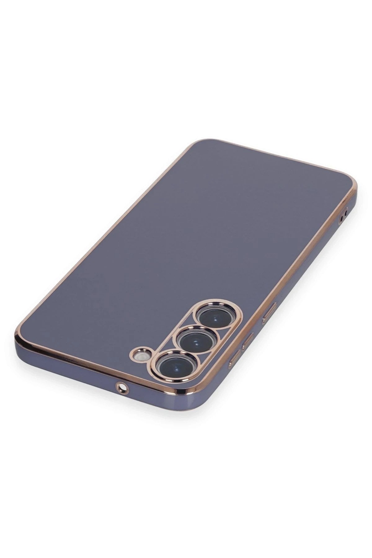 Mey İthalat® Samsung Galaxy S23 Plus Kılıf Volet Silikon - Mavi