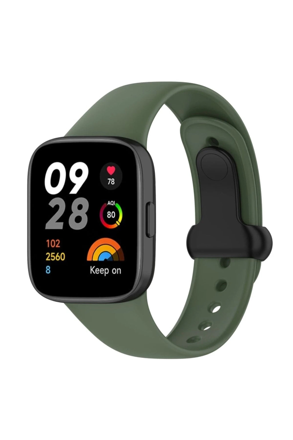Mey İthalat® Redmi Watch 3 Origin Silikon Kordon - Koyu Yeşil