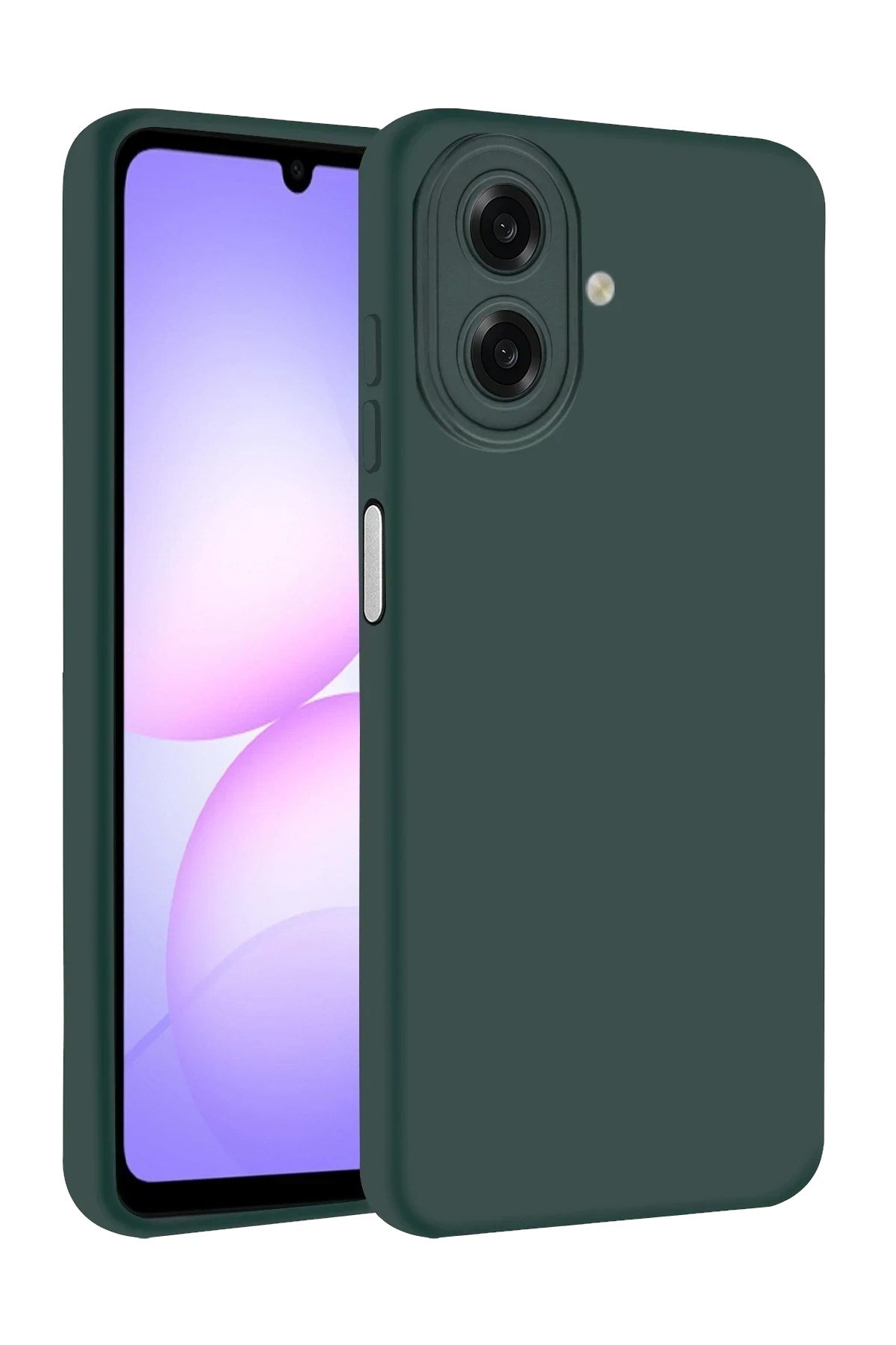 Mey İthalat® Samsung Galaxy A07 4G First Silikon - Koyu Yeşil
