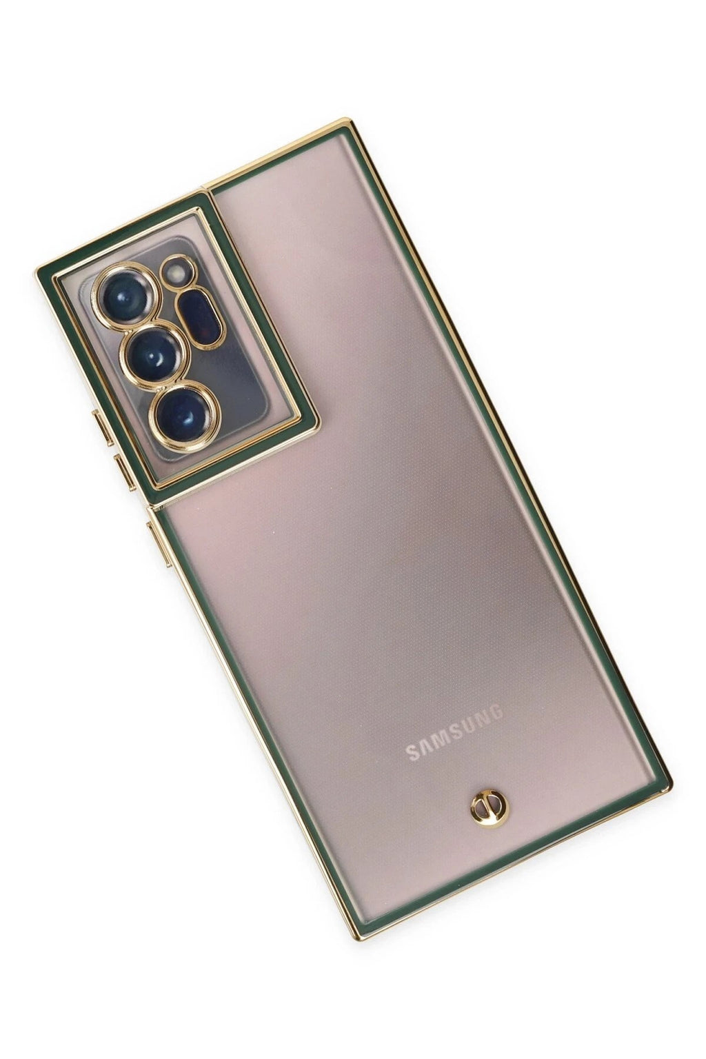 Mey İthalat® Samsung Galaxy Note 20 Ultra Kılıf Liva Lens Silikon - Yeşil