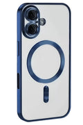 Mey İthalat® iPhone 16 Kılıf Kross Magneticsafe Kapak - Lacivert