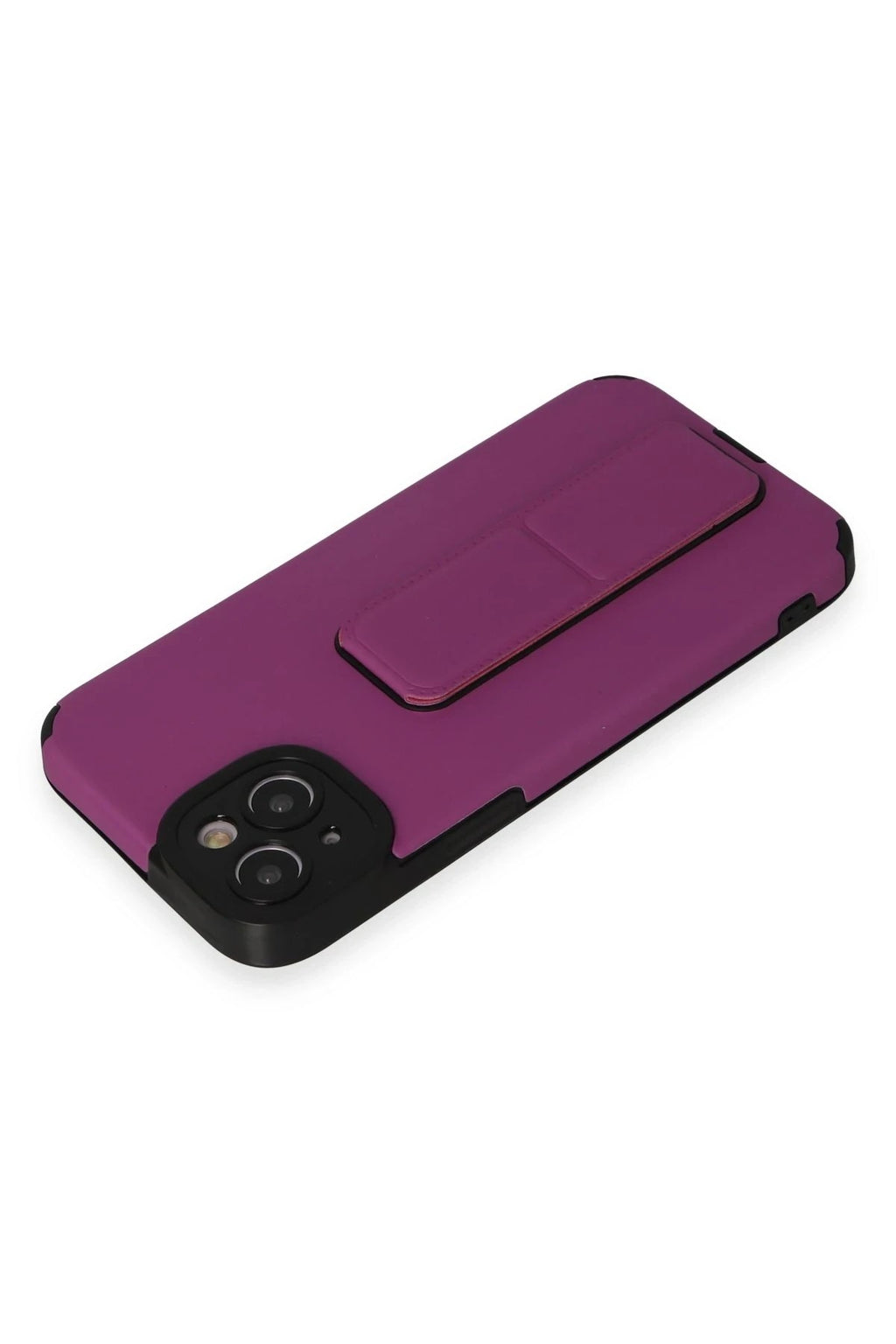 Mey İthalat® iPhone 14 Plus Kılıf Mega Standlı Silikon - Mor