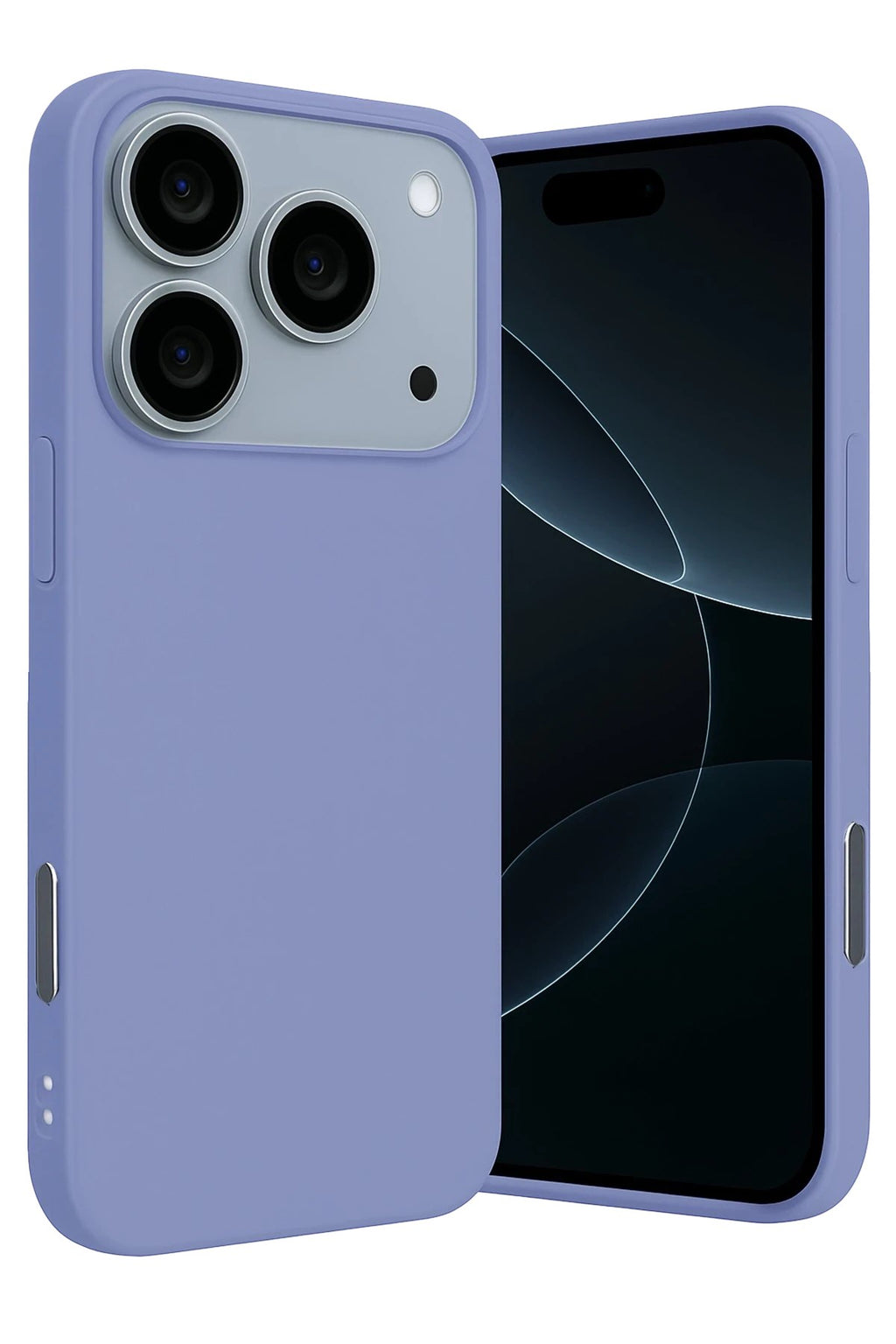 Mey İthalat® iPhone 17 Pro Nano içi Kadife Silikon - Lila