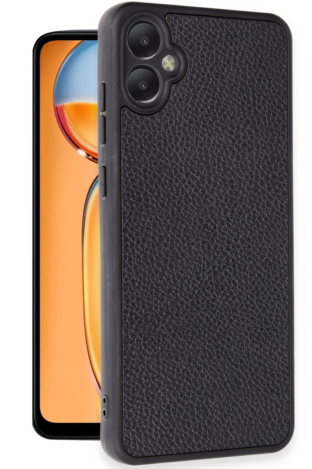 Mey İthalat® Samsung Galaxy A05 Kılıf Aras Deri Kapak - Siyah