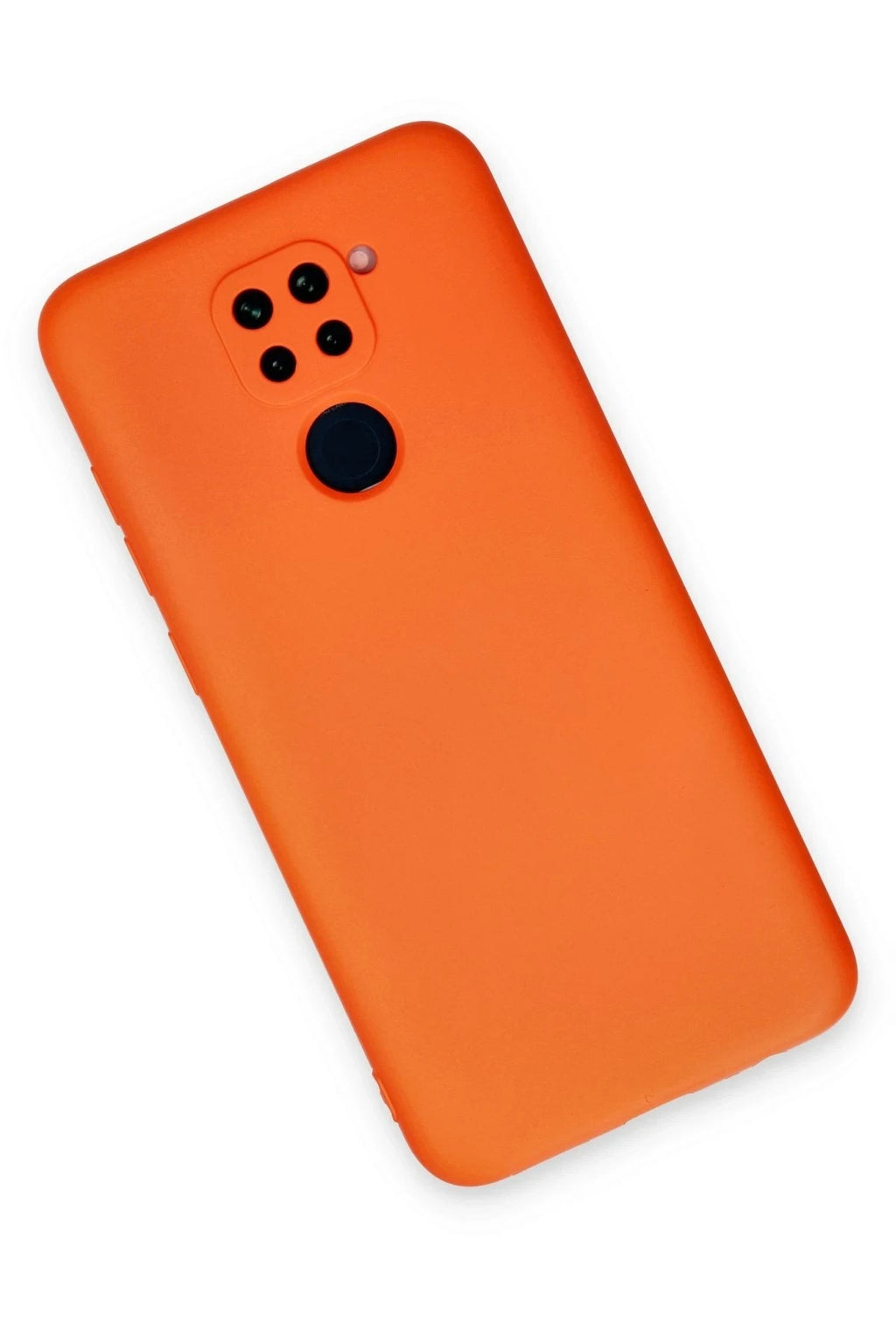 Mey İthalat® Redmi Note 9 Kılıf Nano içi Kadife Silikon - Turuncu
