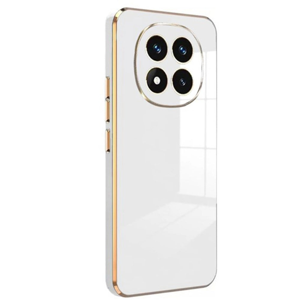 Mey İthalat® Redmi Note 14 Pro 4G Kılıf Volet Silikon - Beyaz