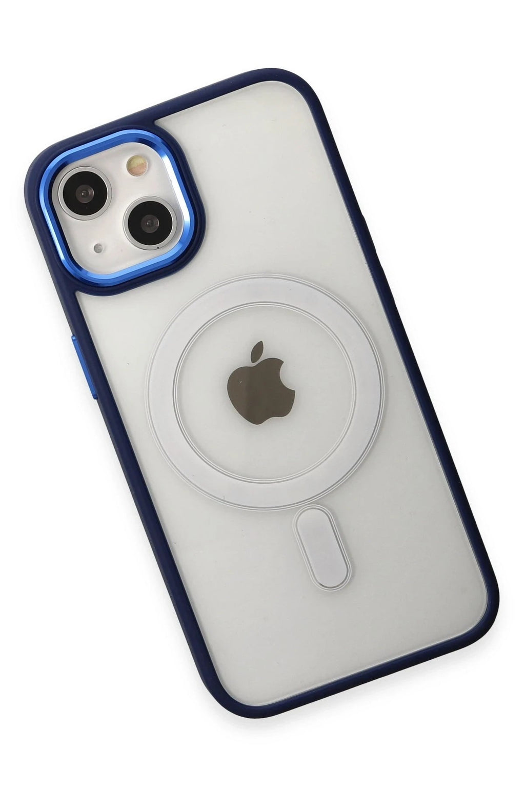 Mey İthalat® iPhone 15 Pro Kılıf Room Magneticsafe Silikon - Lacivert