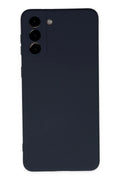 Mey İthalat® Samsung Galaxy S21 Plus Kılıf Nano içi Kadife Silikon - Lacivert