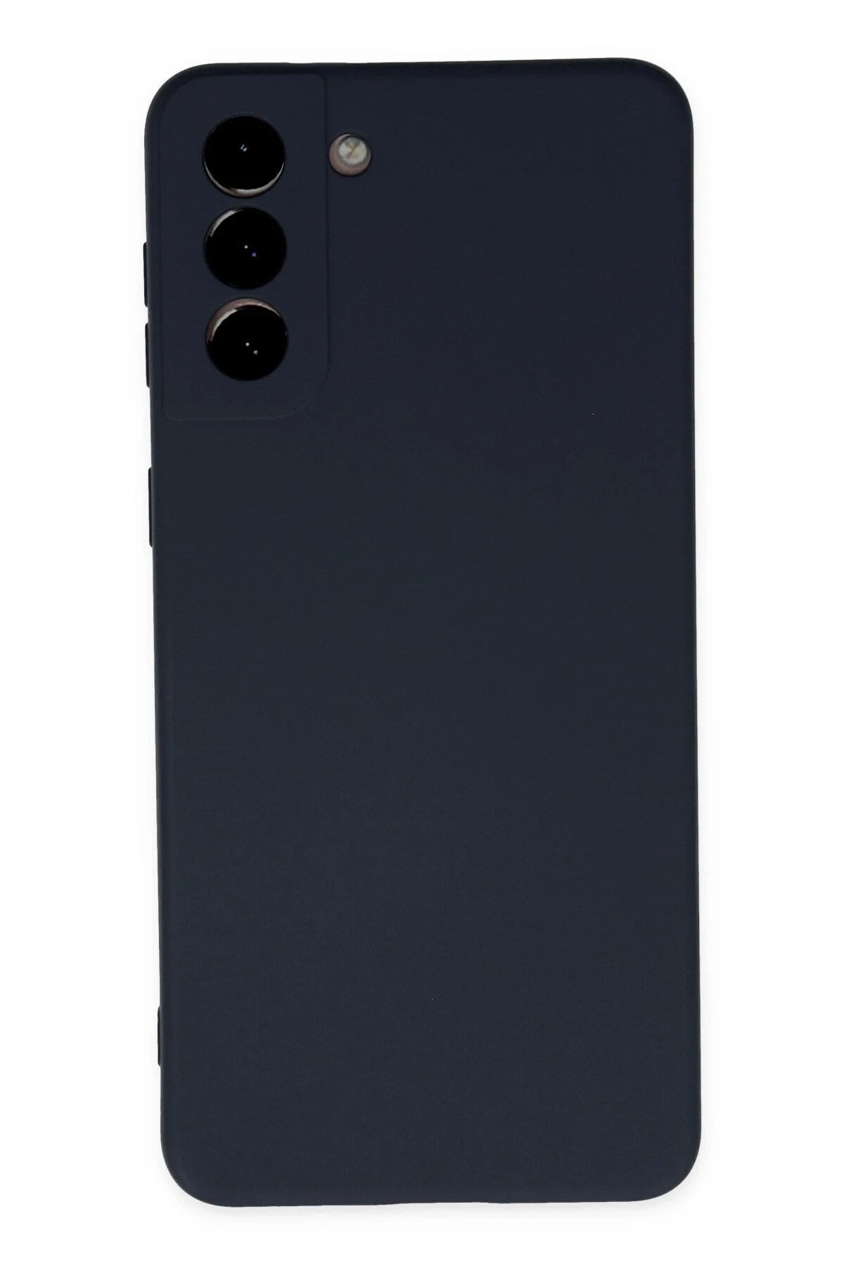 Mey İthalat® Samsung Galaxy S21 Plus Kılıf Nano içi Kadife Silikon - Lacivert