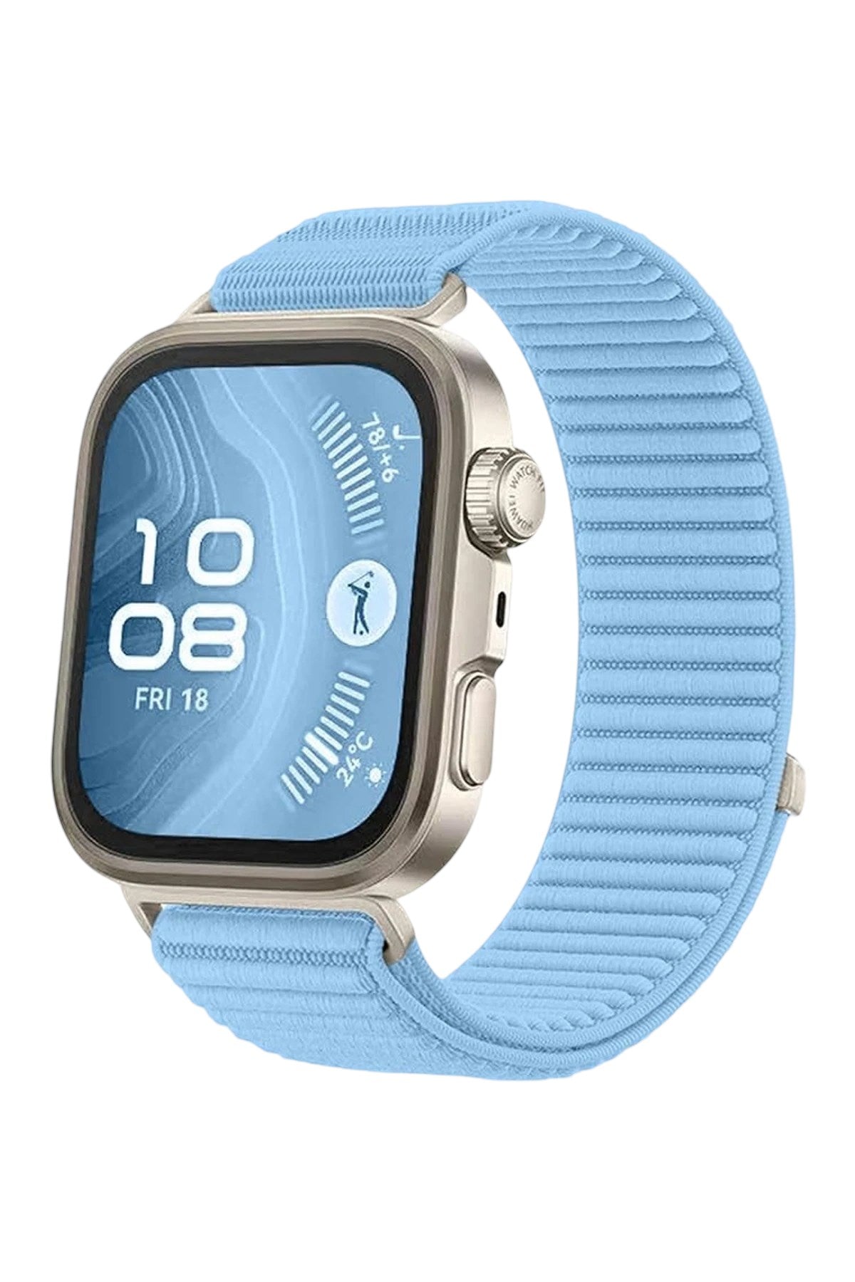 Mey İthalat® Huawei Fit 4 Braid Kordon - Açık Mavi