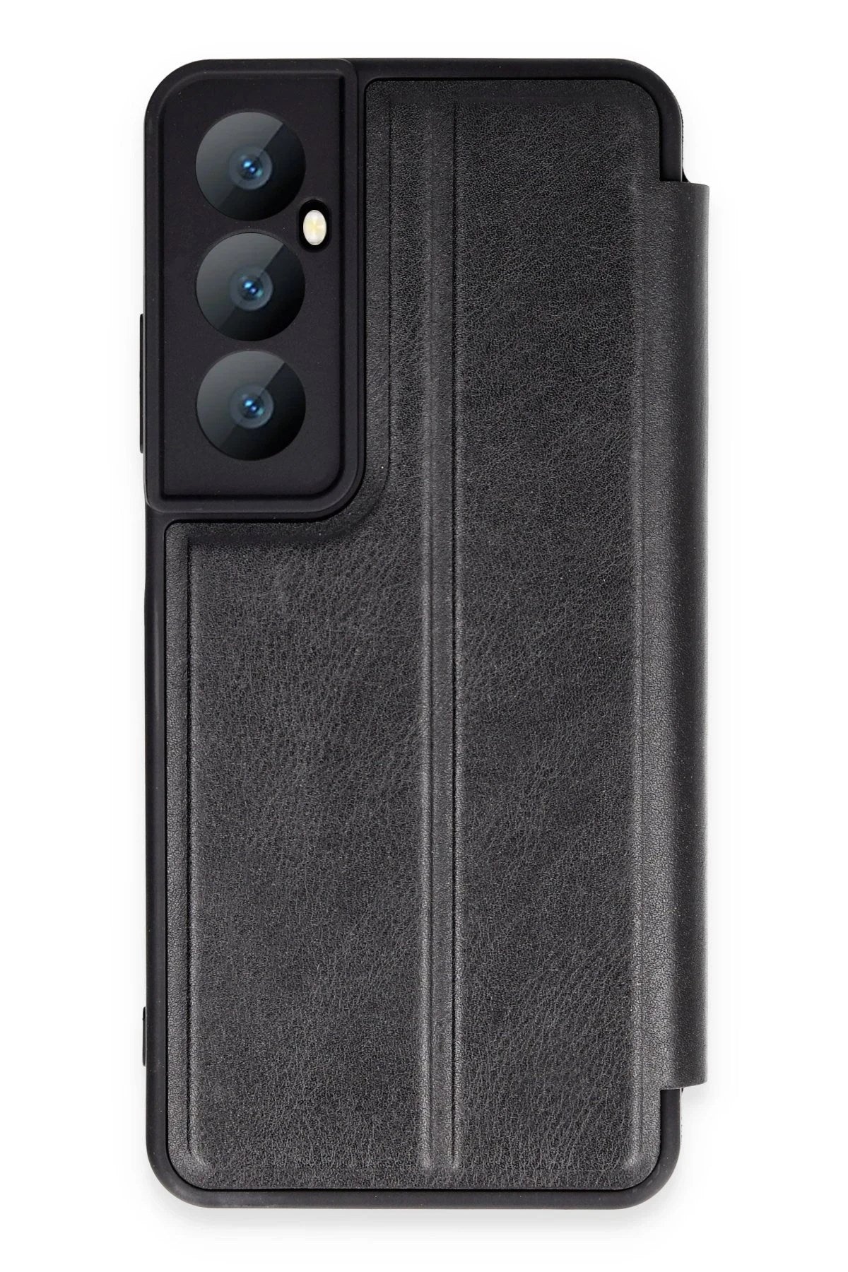 Mey İthalat® Realme C65 Kılıf Flip Cover - Siyah