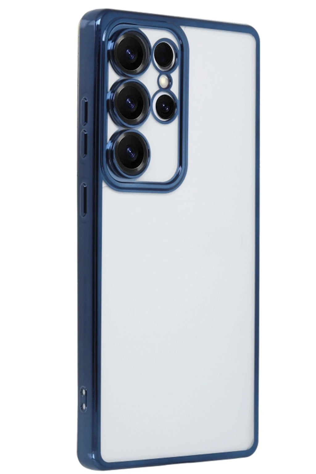 Mey İthalat® Samsung Galaxy S24 Ultra Kılıf Lensli Silikon - Lacivert