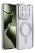 Mey İthalat® Mi 14T Pro Joke Simli Magneticsafe Kılıf - Gümüş